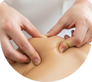 Therapeutic focus massage at Zuri's Petite Spa